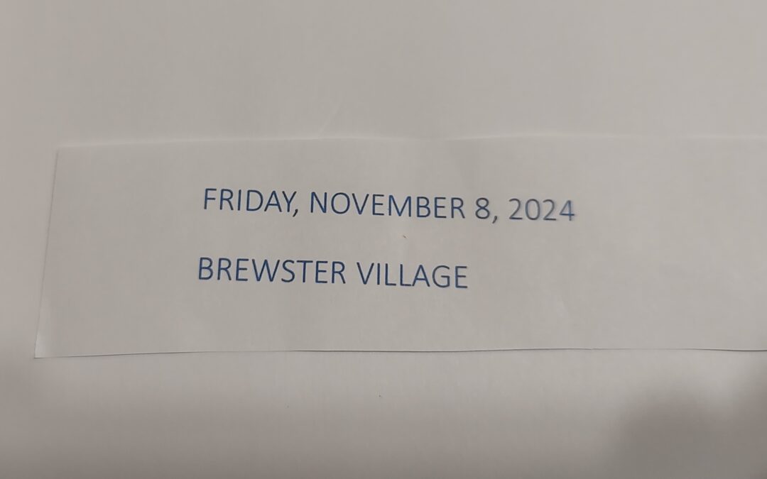 Brewster Village Program 2024